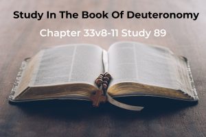Read more about the article Deuteronomy Chapter 33v8-11